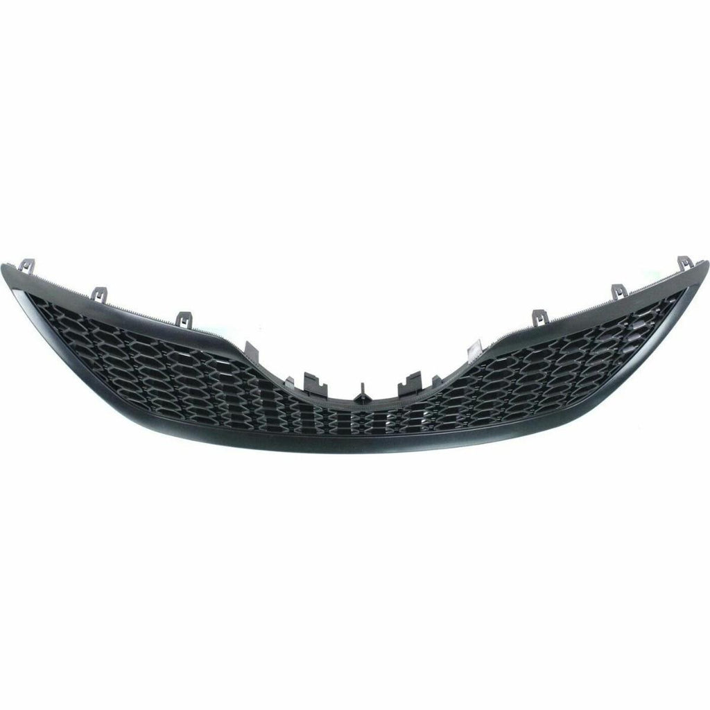 For 2007-2009 Toyota Camry Front Upper+Lower Grille Mesh Style Black Grill Set