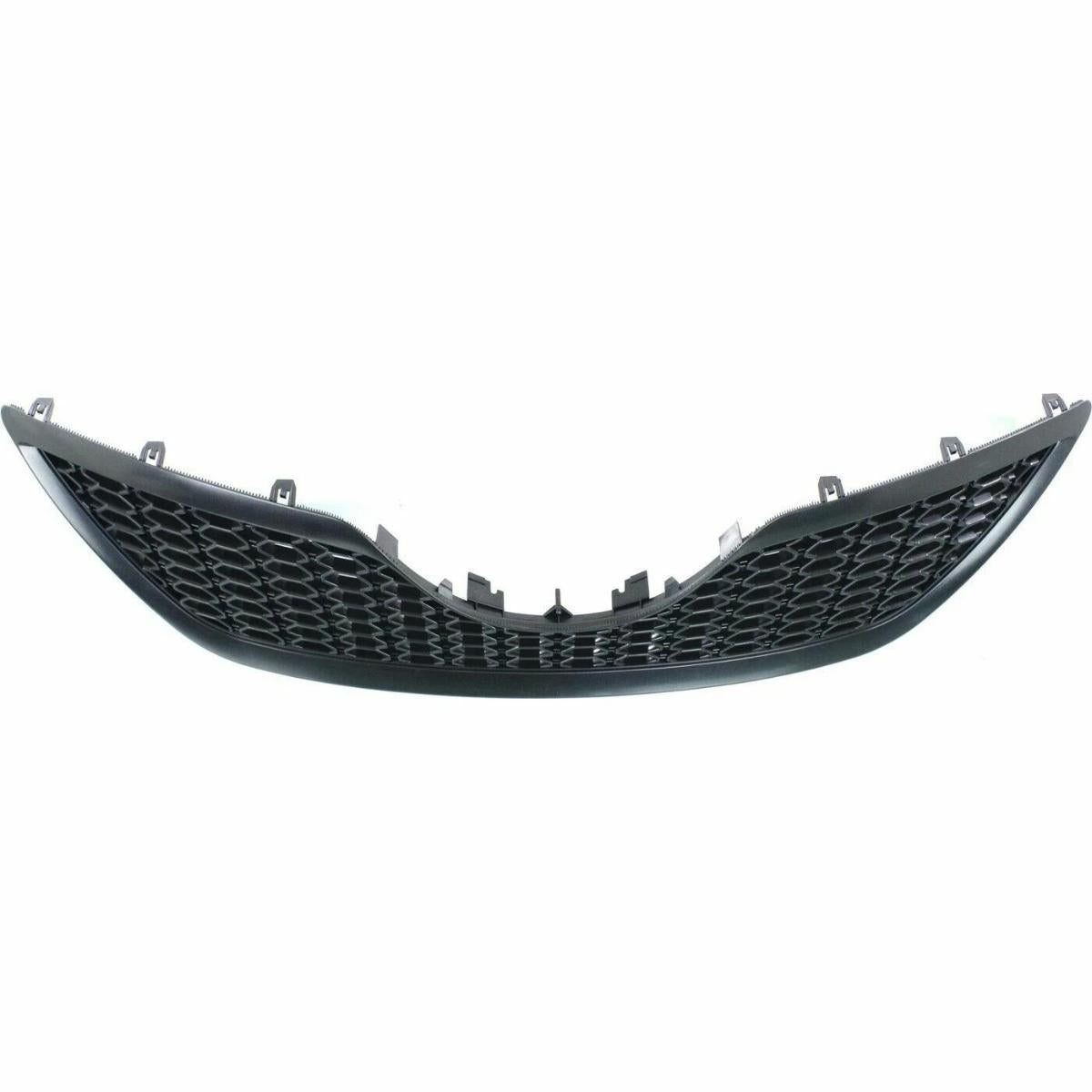 For 2007-2009 Toyota Camry Front Upper+Lower Grille Mesh Style Black Grill Set