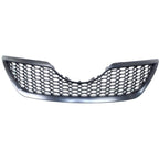 For 2007-2009 Toyota Camry Front Upper+Lower Grille Mesh Style Black Grill Set