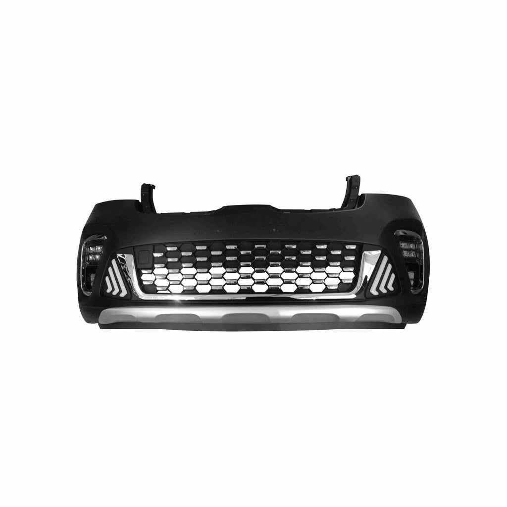 For 2019-2020 Kia Sorento Front Bumper Cover Lower Grille LED Fog Light Complete