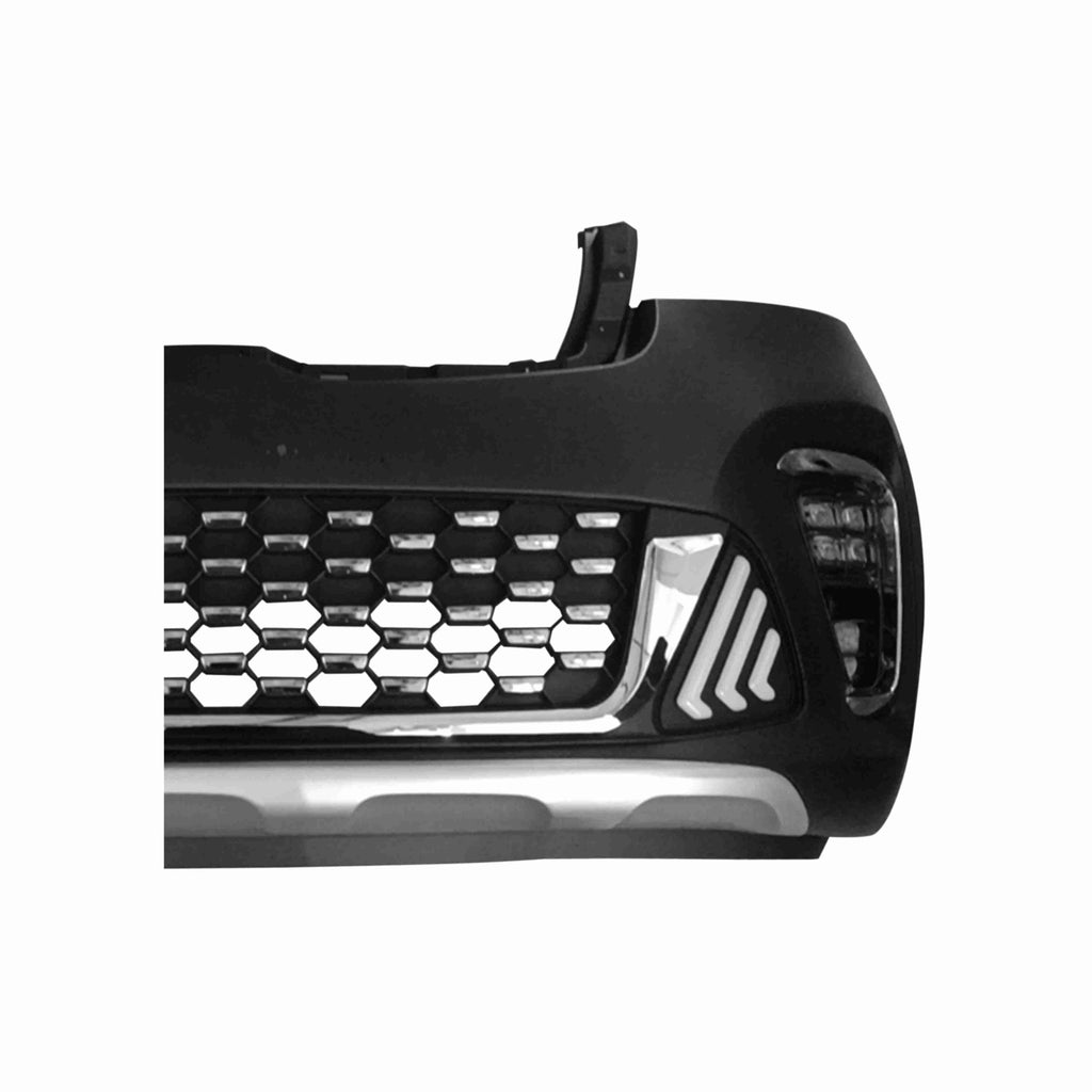 For 2019-2020 Kia Sorento Front Bumper Cover Lower Grille LED Fog Light Complete