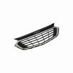 For 2018-2021 Chevrolet Equinox Front Bumper Upper Grille Black & Chrome Grill