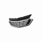 For 2018-2021 Chevrolet Equinox Front Bumper Upper Grille Black & Chrome Grill