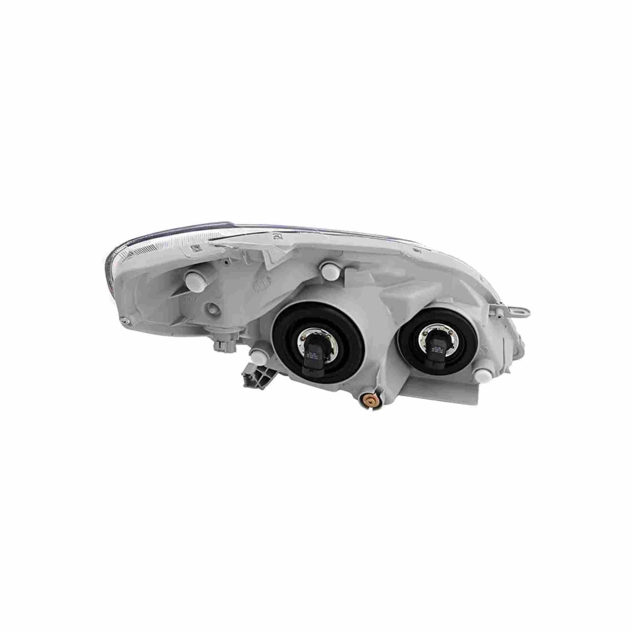 For 2003-2008 Toyota Matrix Clear Headlight Headlamp Chrome With Bulb Left+Right