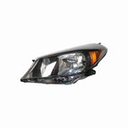 For 2012-2014 Toyota Yaris Hatchback Headlamp Headlight Housing Black Left+Right