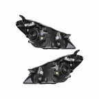 For 2012-2014 Toyota Yaris Hatchback Headlamp Headlight Housing Black Left+Right