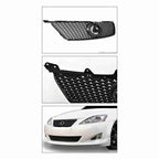 For 2006-2008 Lexus IS250 350 ISF IS-F Style Front Bumper Hood Mesh Black Grille