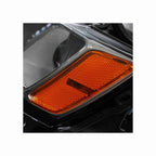 For 2017-2021 Jeep Grand Cherokee Halogen Headlight Clear Lens Trim Chrome Housing Black Left+Right