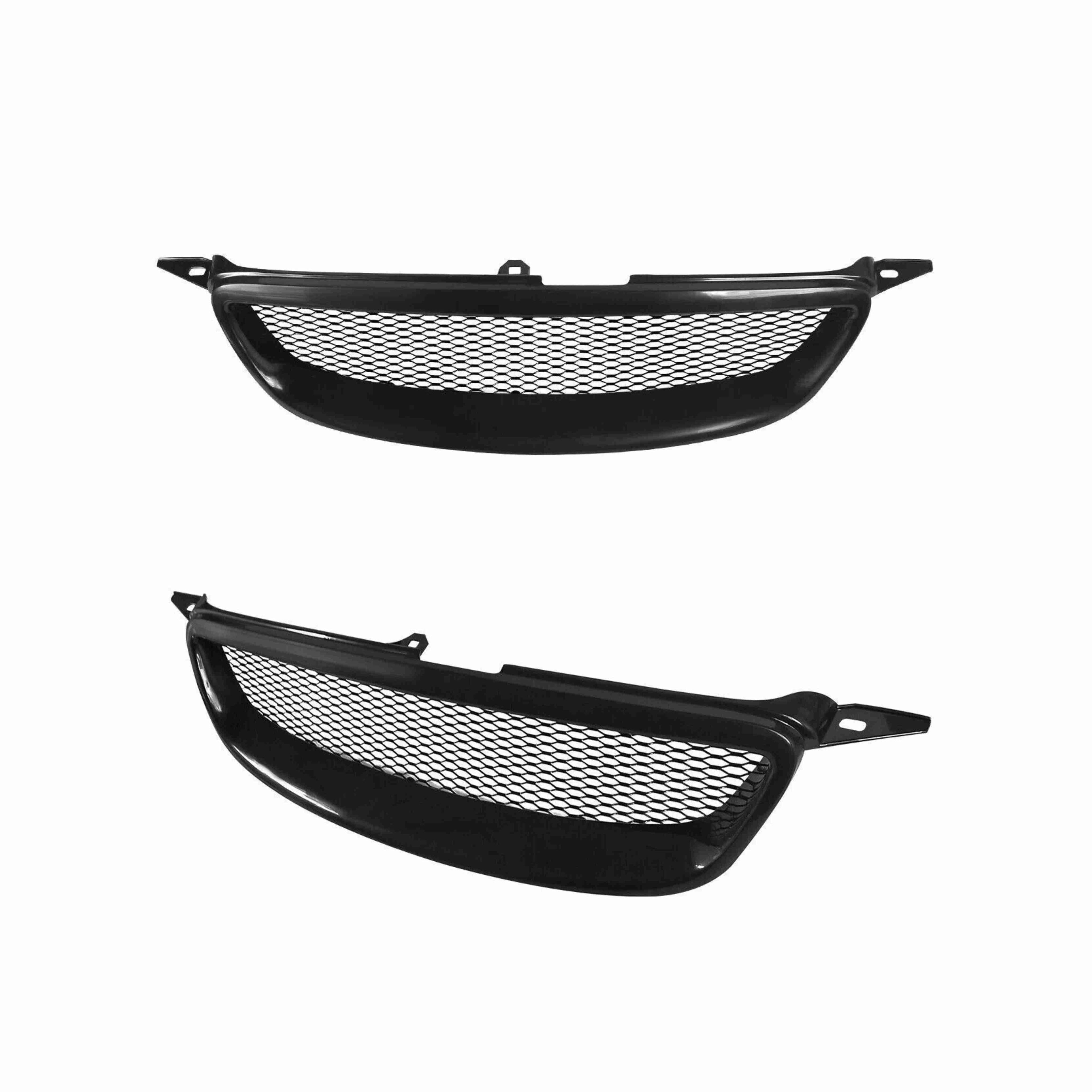 For 2003-2008 Toyota Corolla JDM Type R Front Grille Bumper Mesh Hood ABS Grill