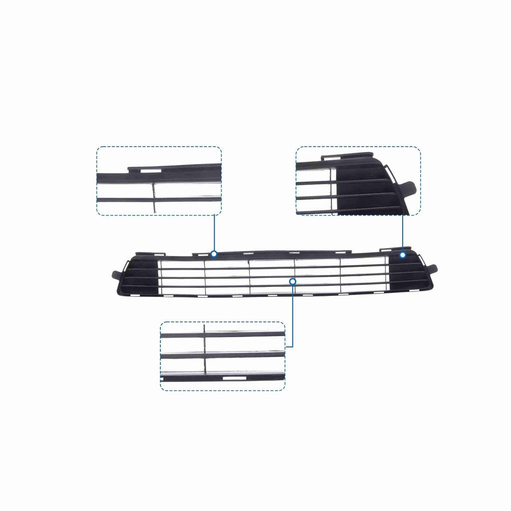 For 2011-2013 Toyota Corolla Front Lower Bumper Grille Center Grill Black Horizontal