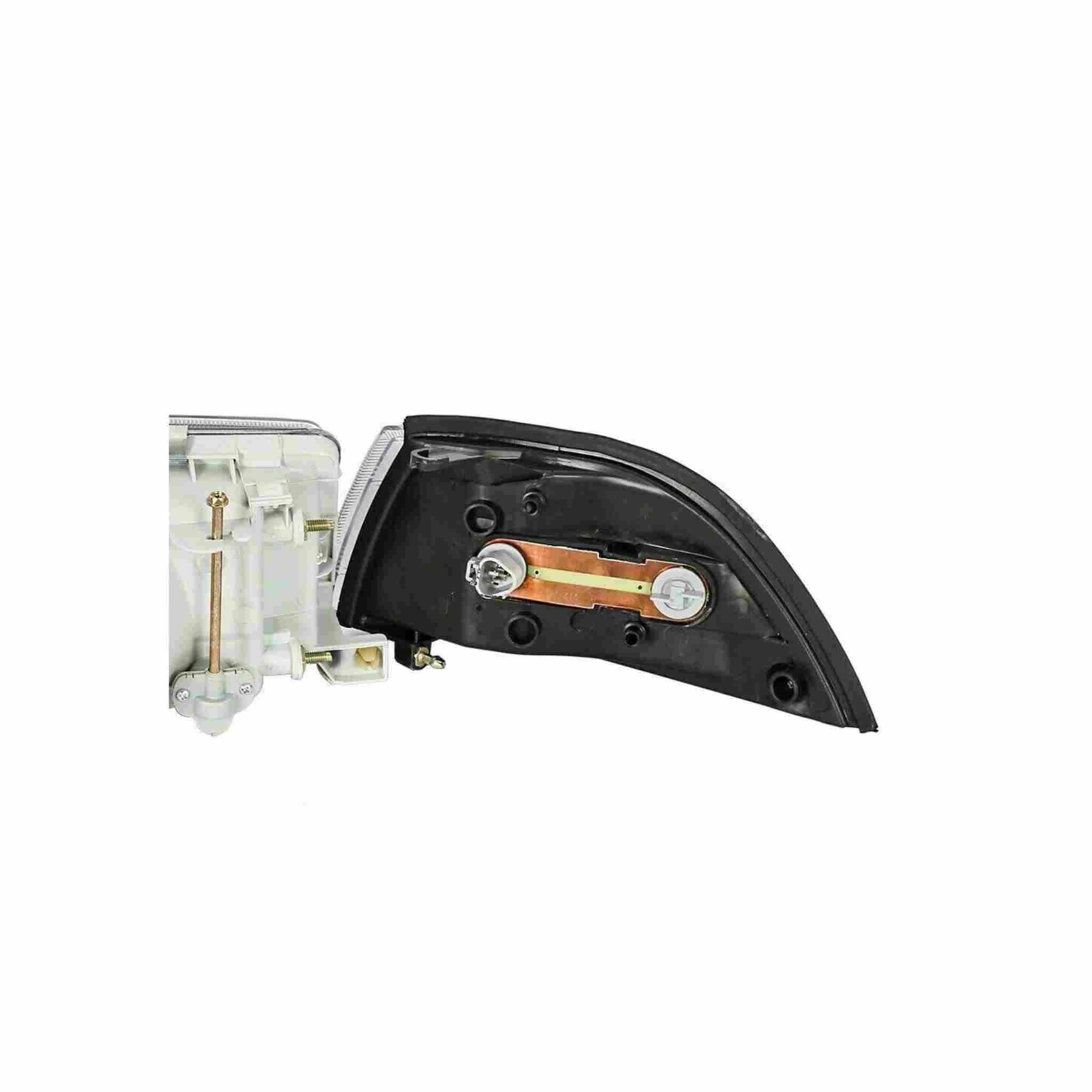 For 1988-1992 Toyota Corolla Sedan EE90-E92-AE90 Headlight Black Lamp Left+Right