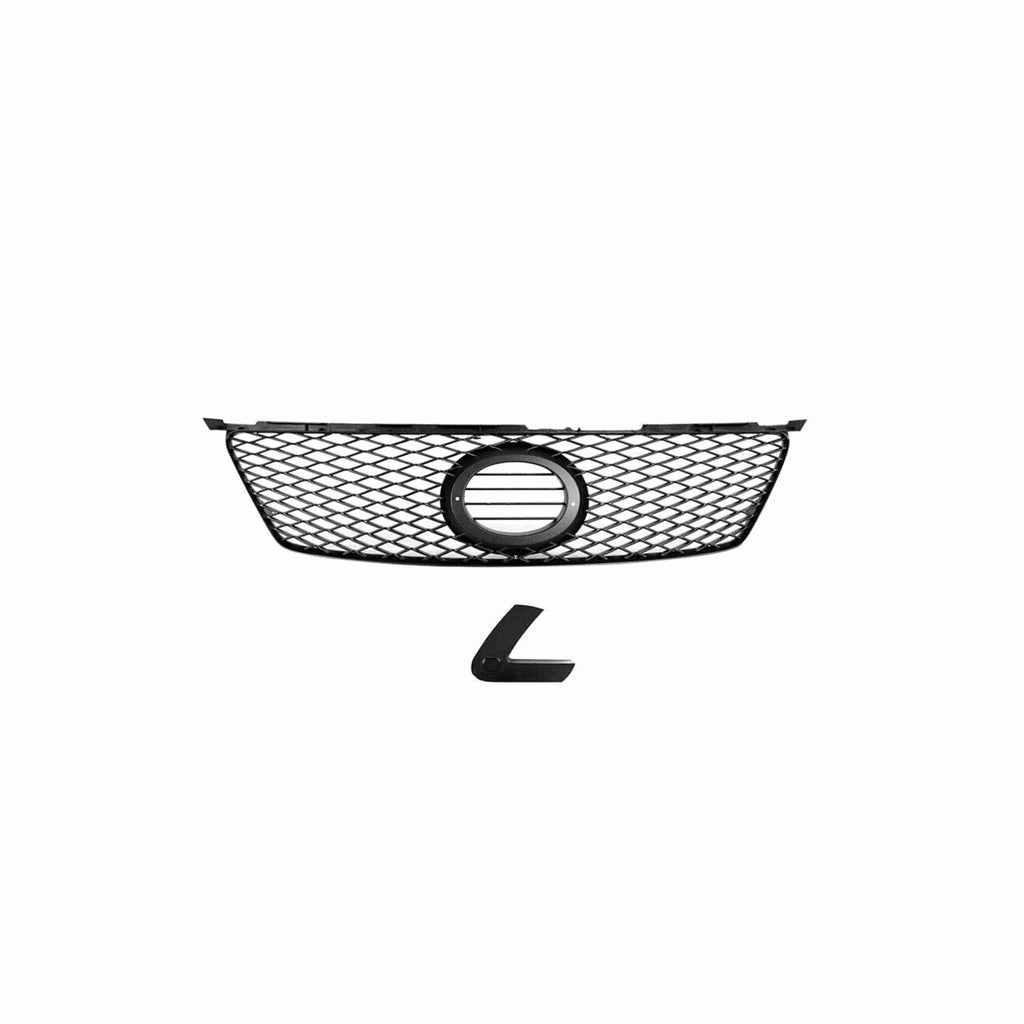 For 2006-2008 Lexus IS250 350 ISF IS-F Style Front Bumper Hood Mesh Black Grille