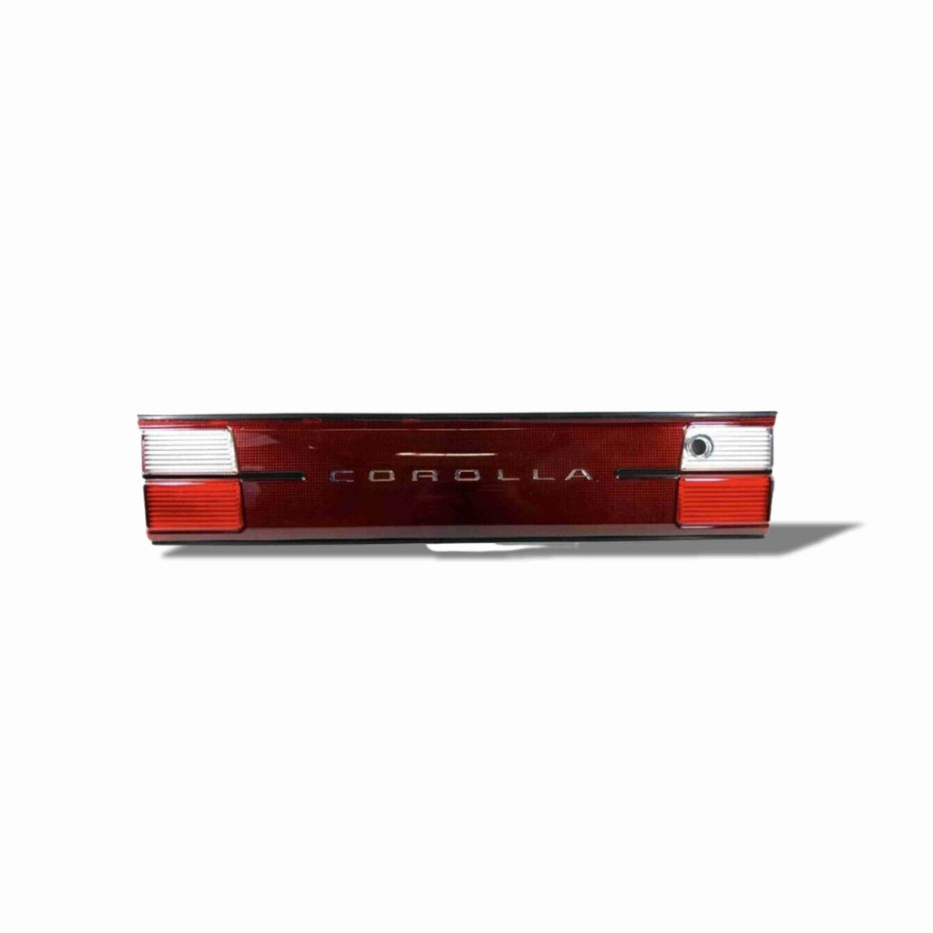 For 1993-1997 Toyota Corolla AE102 AE100 JDM Taillight Trunk Finish Center Panel Red and Chrome