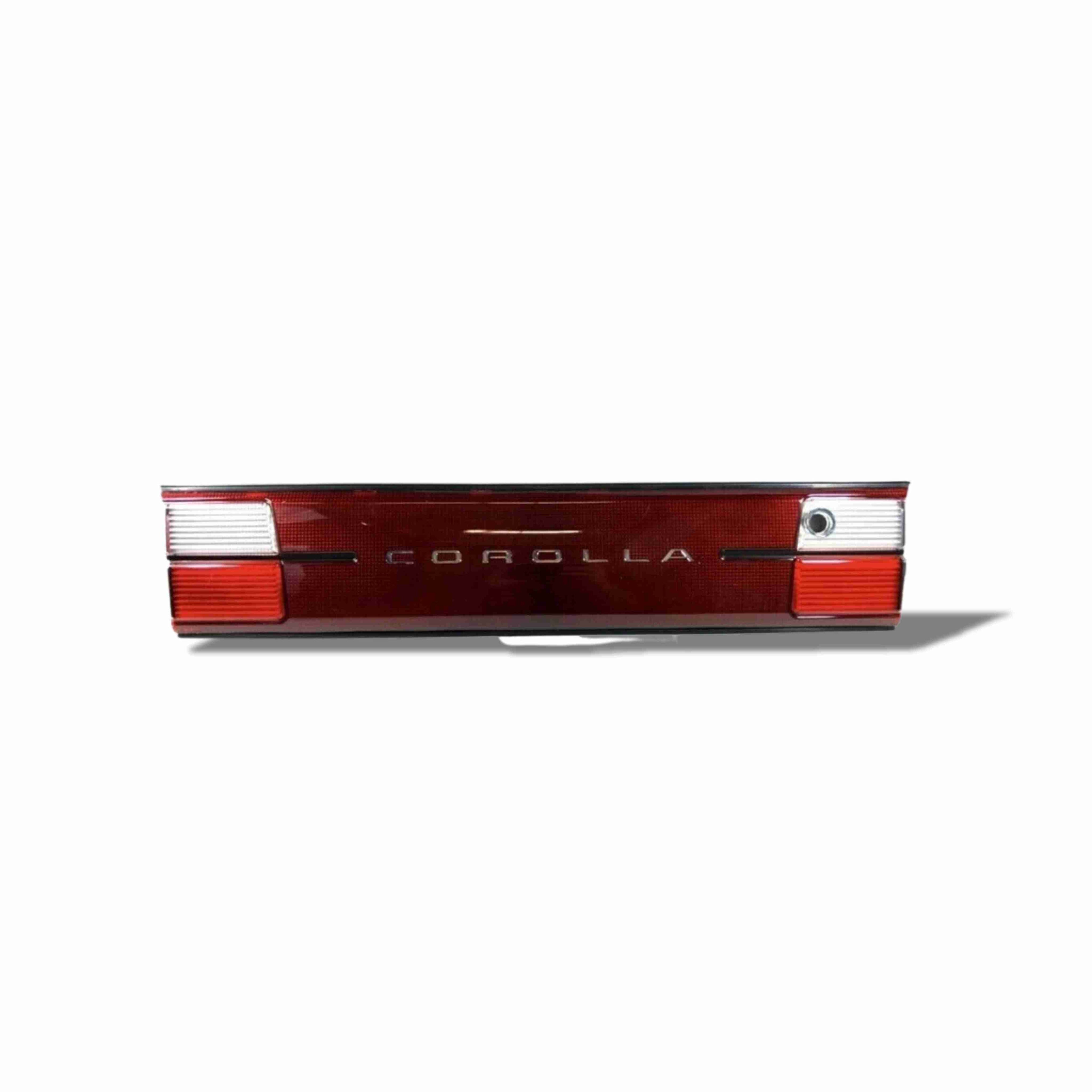 For 1993-1997 Toyota Corolla AE102 AE100 JDM Taillight Trunk Finish Center Panel Red and Chrome