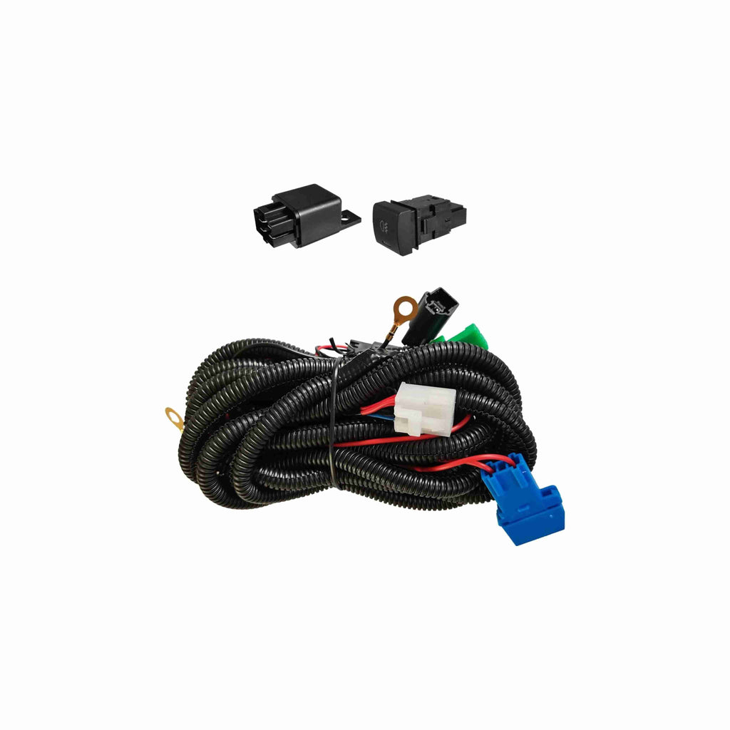 For 2019-2021 Toyota Corolla Hatchback Fog Light Lamp Wiring+Switch Led Set x 2 Left+Right