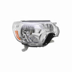 For 2012-2015 Toyota Tacoma Chrome Housing Headlights Headlamps Clear Lens Left+Right Set