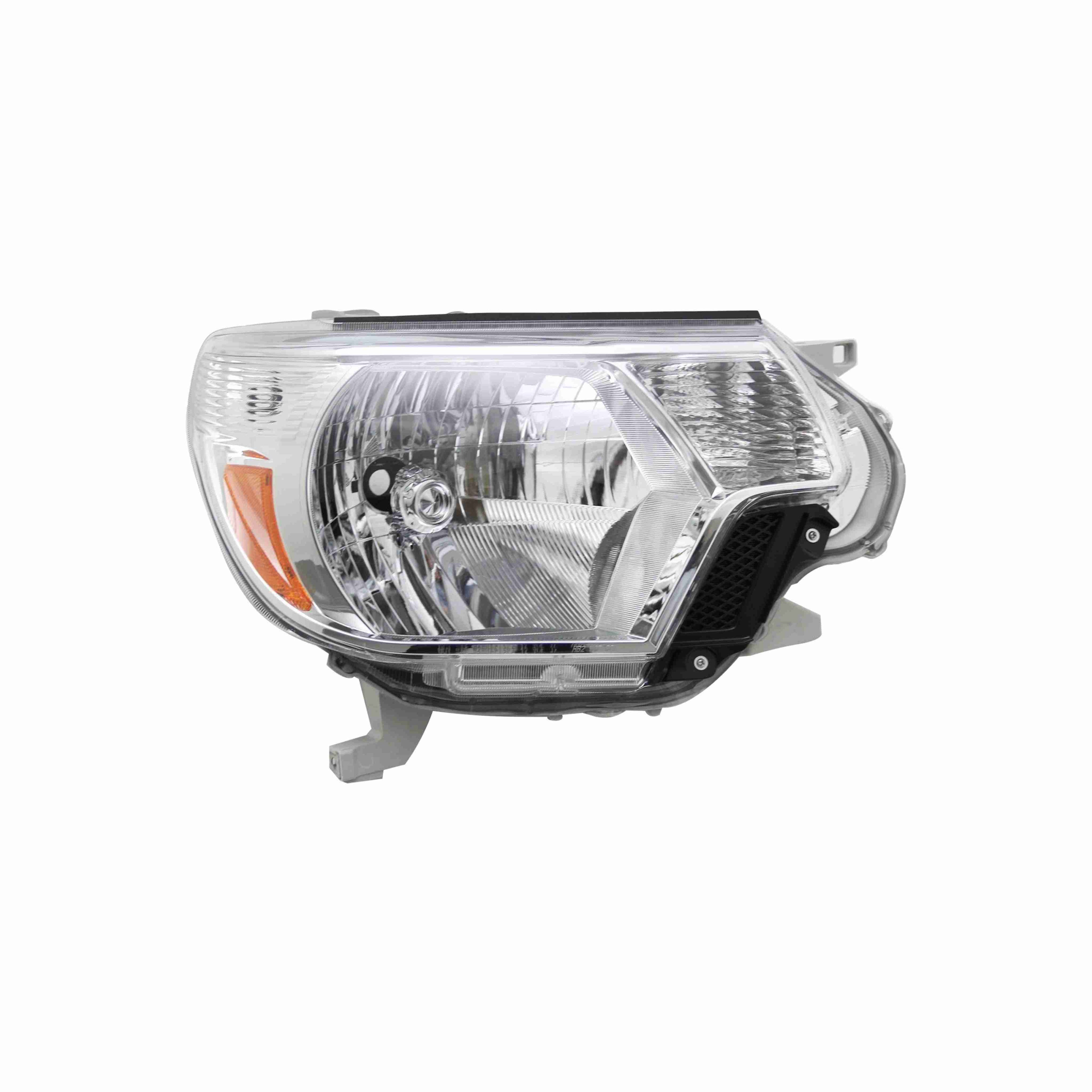 For 2012-2015 Toyota Tacoma Chrome Housing Headlights Headlamps Clear Lens Left+Right Set