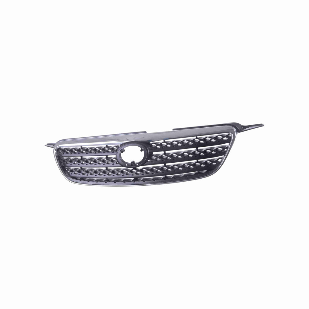 For 2005-2008 Toyota Corolla Chrome Shell With Dark Gray Front Bumper Grille Insert Assembly