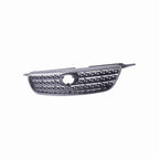 For 2005-2008 Toyota Corolla Chrome Shell With Dark Gray Front Bumper Grille Insert Assembly