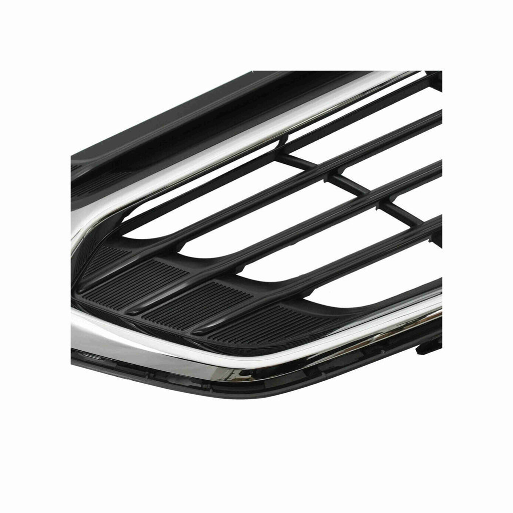 For 2018-2021 Chevrolet Equinox Front Bumper Upper Grille Black & Chrome Grill