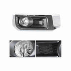 For 2014-2020 Toyota 4Runner Limited Fog Light Lamp Chrome Black Left+Right