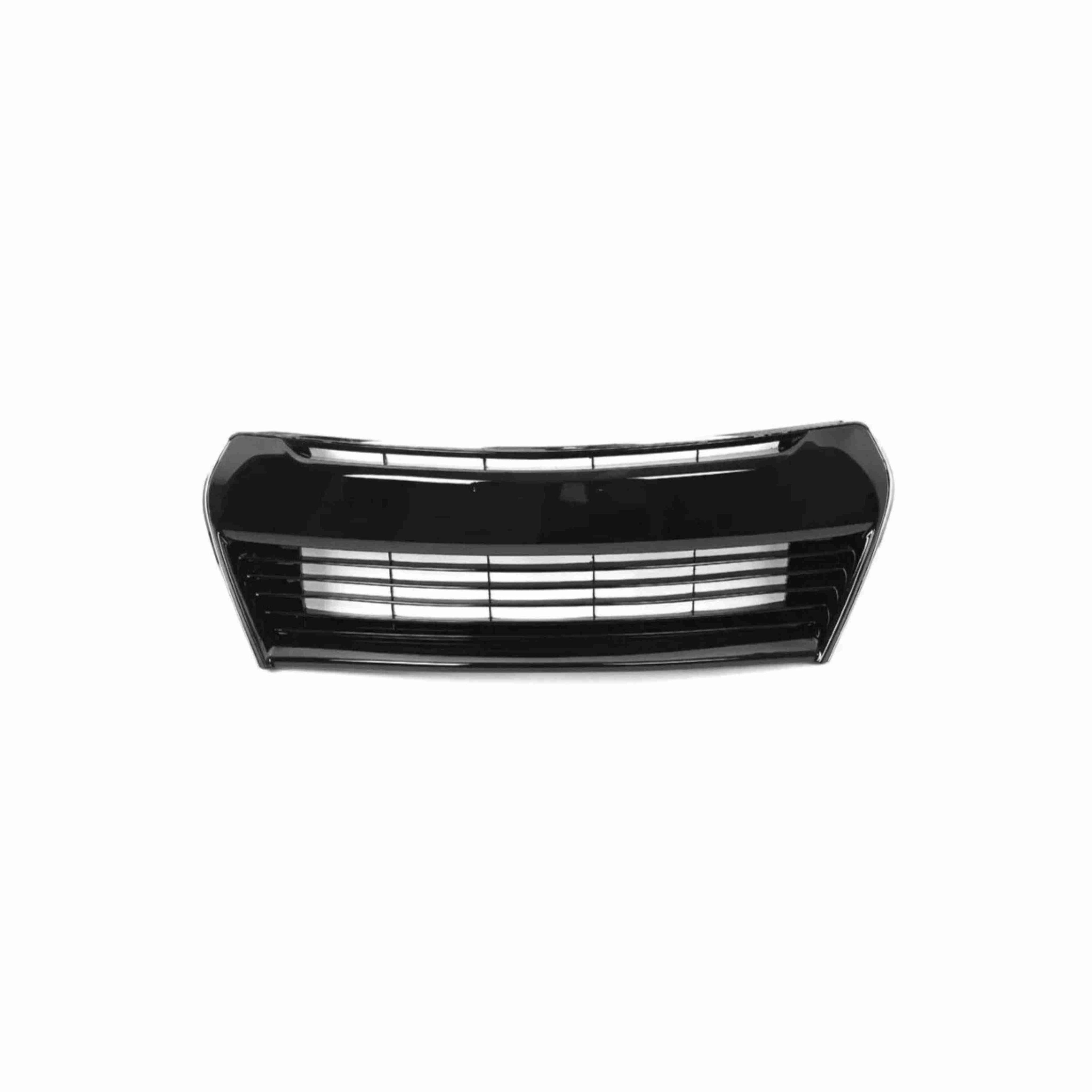 For 2014-2016 Toyota Corolla S Front Bumper Lower Grille Black&Chrome Trim Grill