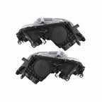 For 2016-2018 Toyota RAV4 Headlights Black Headlamp Assembly Halogen Left+Right