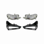 For 2017-2019 Toyota Corolla XLE LE Sedan Front Bumper with Grilles and Fog Lights Assembly Set