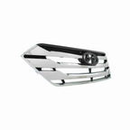 For 2013-2016 Hyundai Santa Fe Sport Style Front Upper Grille Black+Chrome Grill
