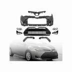 For 2017-2019 Toyota Corolla XLE LE Sedan Front Bumper with Grilles and Fog Lights Assembly Set