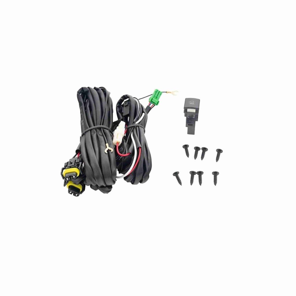 For 2019-2021 Toyota Corolla Hatchback Fog Light Lamp Wiring+Switch Led Set x 2 Left+Right