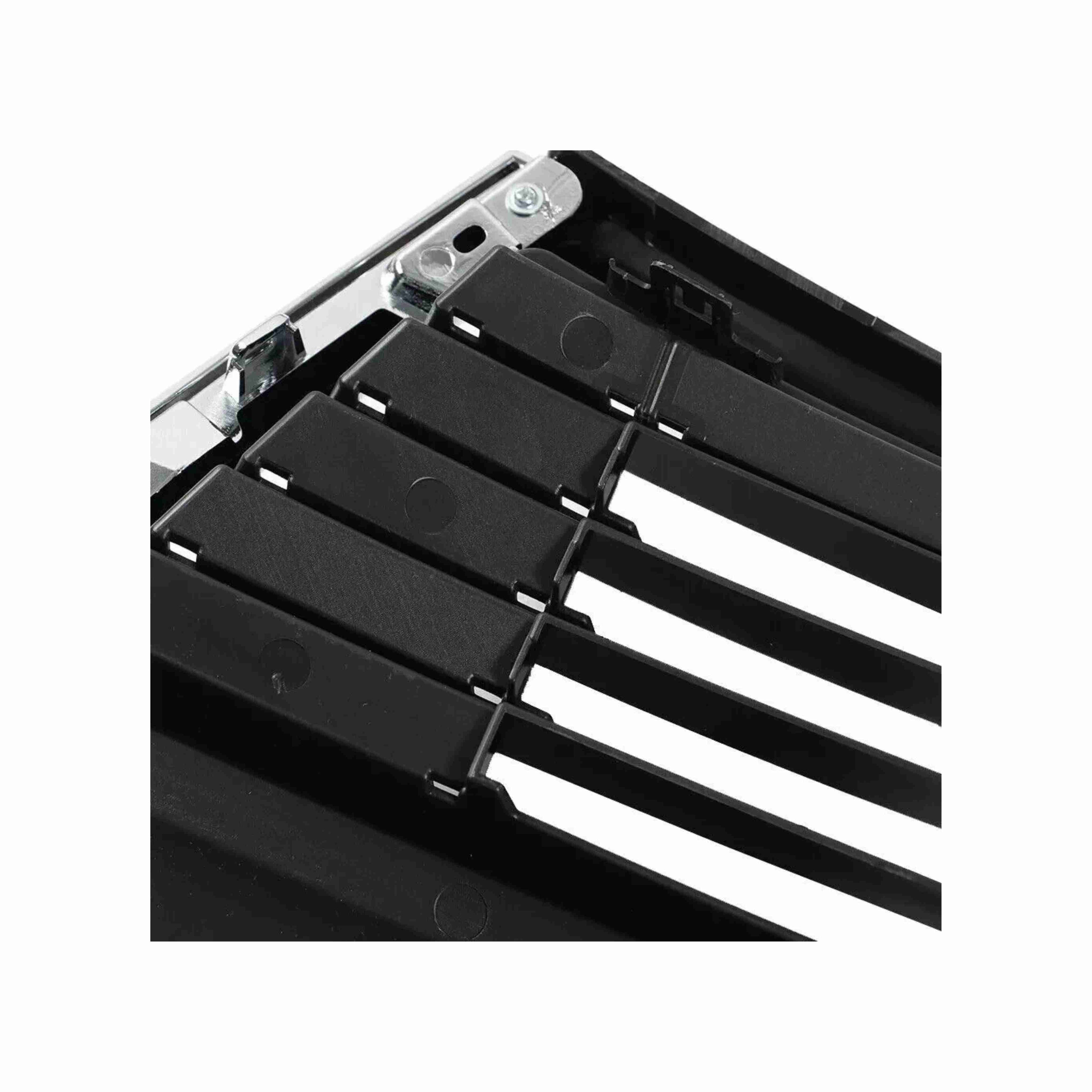 For 2014-2016 Toyota Corolla S Front Bumper Lower Grille Black&Chrome Trim Grill
