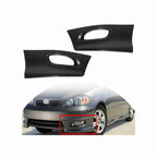 For 2005-2008 Toyota Corolla S Style Front Bumper Spoiler Splitters Lip Body Kit x 2 Pc Front Left+Right