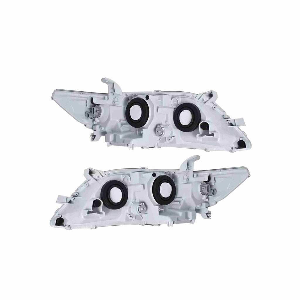 For 2007-2009 Toyota Camry Projector Clear Headlight Black Headlamp Left+Right