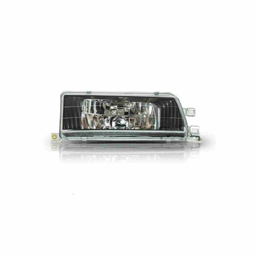 For 1988-1992 Toyota Corolla Sedan EE90-E92-AE90 Headlight Black Lamp Left+Right