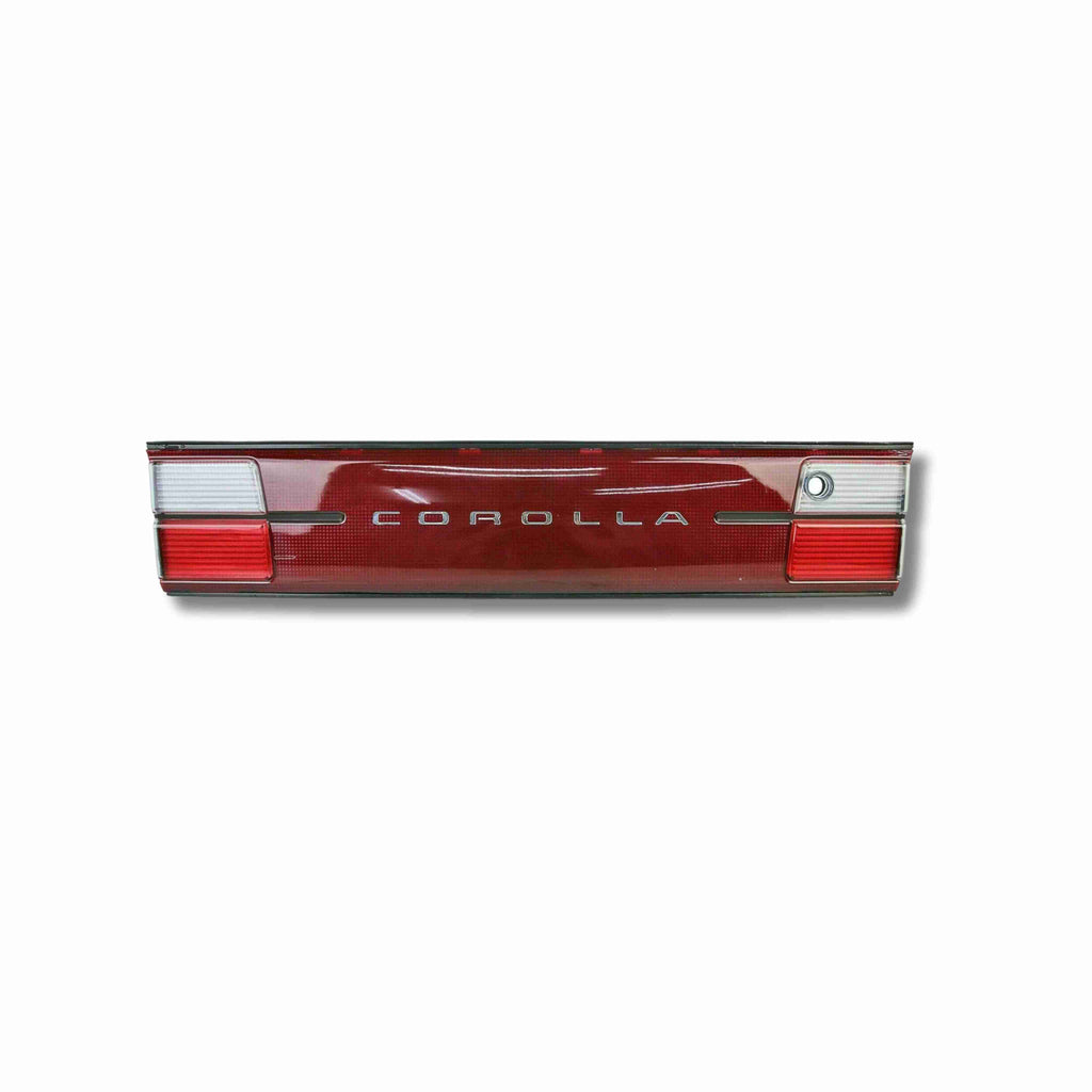 For 1993-1997 Toyota Corolla AE102 AE100 JDM Taillight Trunk Finish Center Panel Red and Chrome