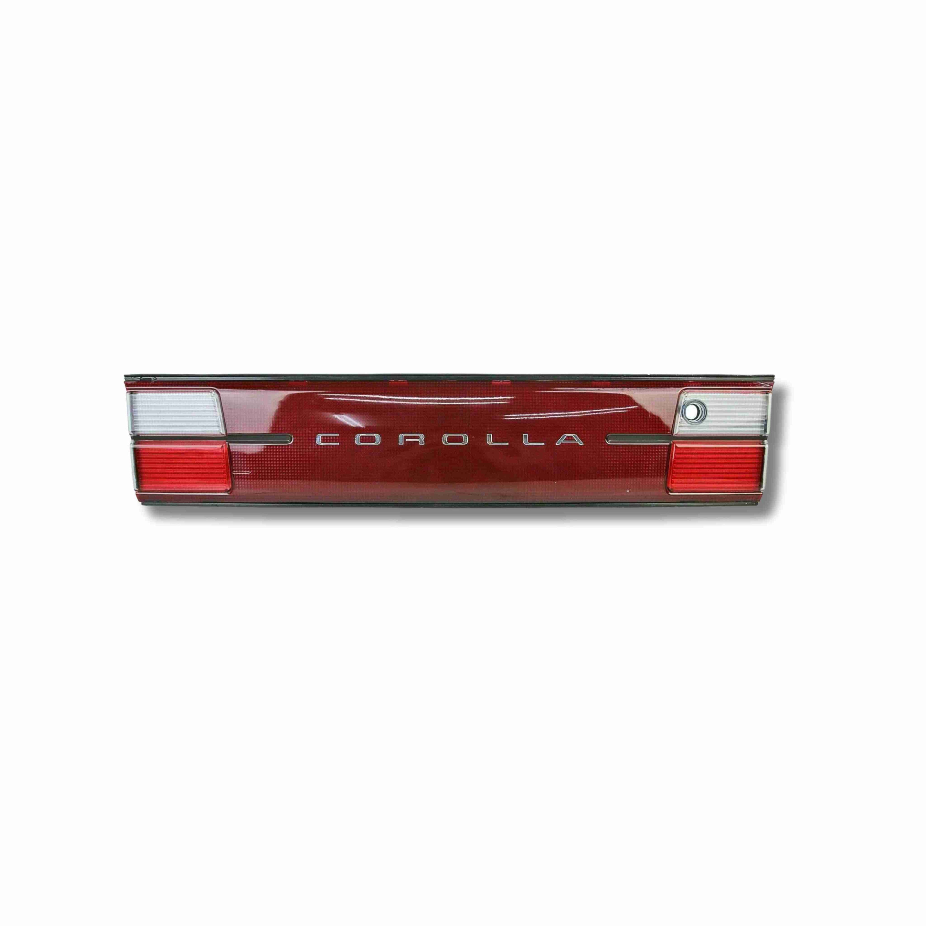 For 1993-1997 Toyota Corolla AE102 AE100 JDM Taillight Trunk Finish Center Panel Red and Chrome