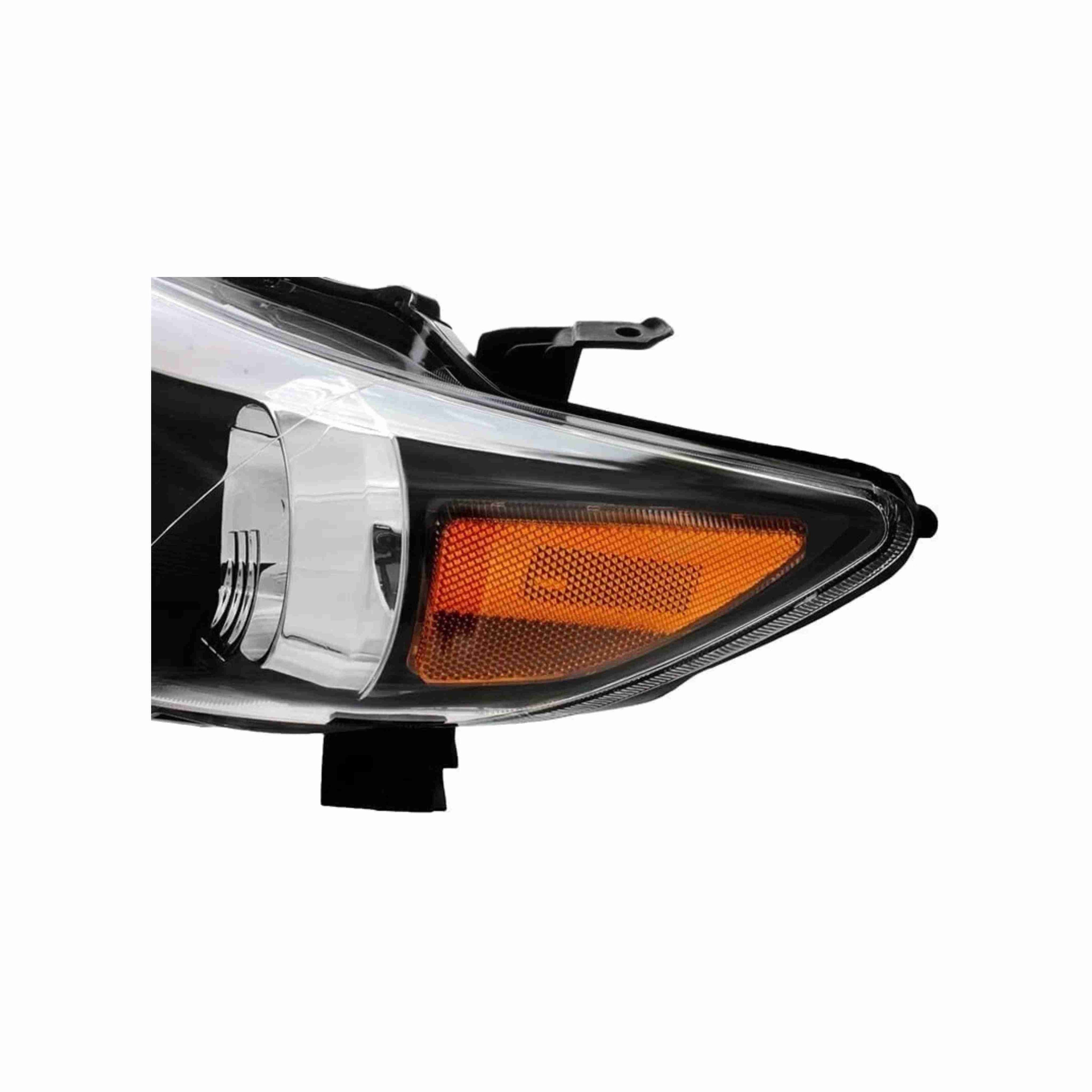 For 2011-2013 Toyota Corolla Black Housing Headlamp Clear Headlight Left+Right