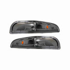 For 1997-2004 Chevy Corvette C5 Smoke Lens Front Turn Signal Light Left+Right