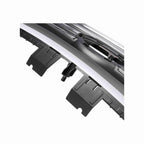 For 2015-2017 Hyundai Sonata Front Bumper Upper Grille Black Chrome Trim Grill