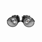 For 2012-2014 Toyota Yaris Hatchback Fog Light Lamp Chrome Housing Left+Right