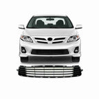 For 2011-2013 Toyota Corolla Front Lower Bumper Grille Center Grill Black Horizontal