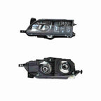 For 1993-1997 Toyota Corolla DX Clear Headlight Black Lamp+Corner Left+Right Set