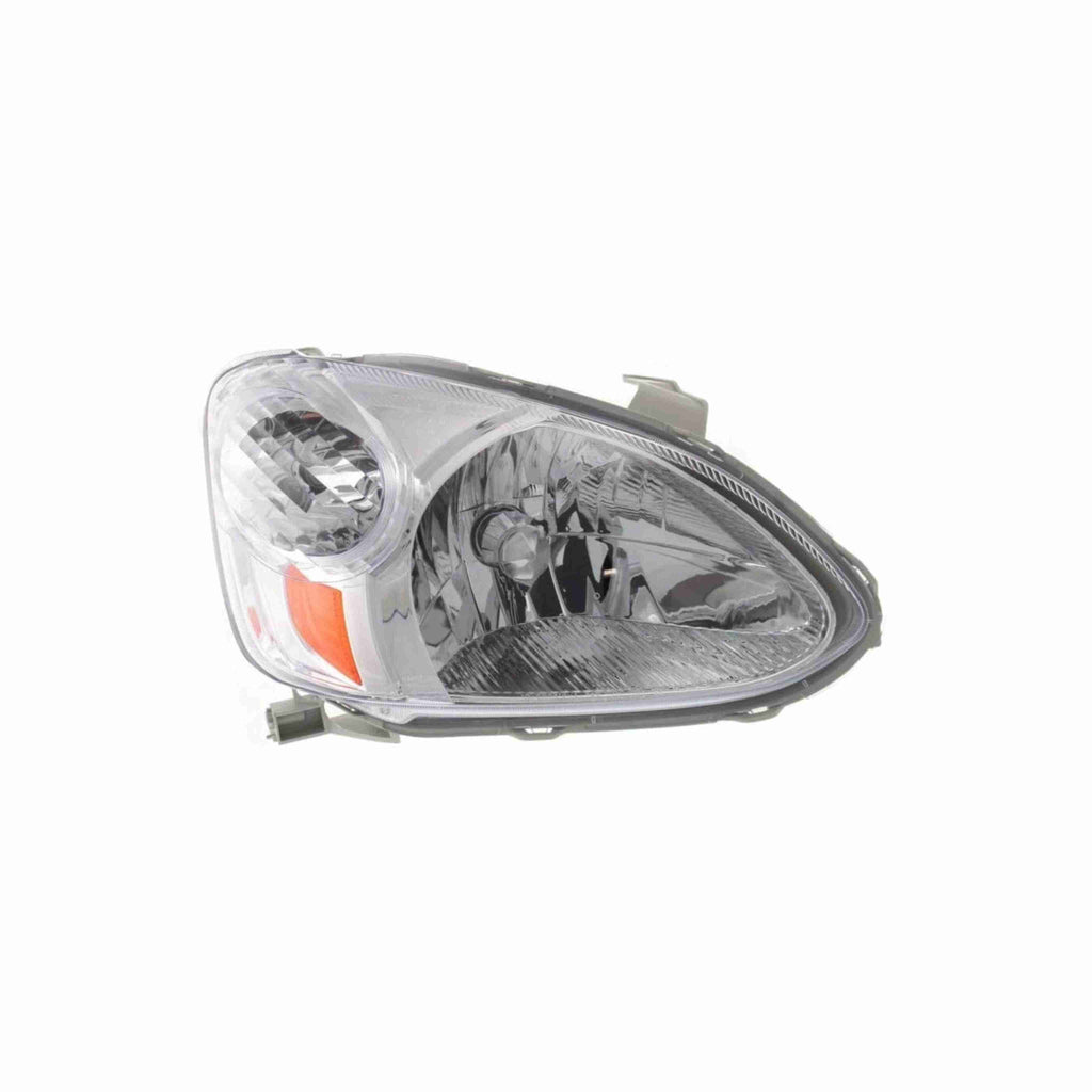 For 2003-2005 Toyota Echo Clear Assembly Headlights Headlamps Chrome Left+Right