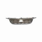 For 2005-2008 Toyota Corolla Chrome Shell With Dark Gray Front Bumper Grille Insert Assembly