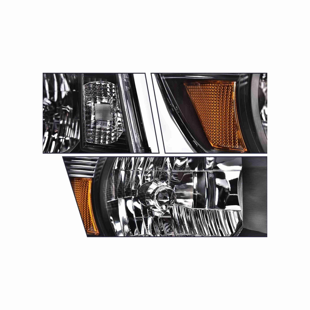 For 2005-2011 Toyota Tacoma Headlights Housing Black TRD Style Left+Right Set