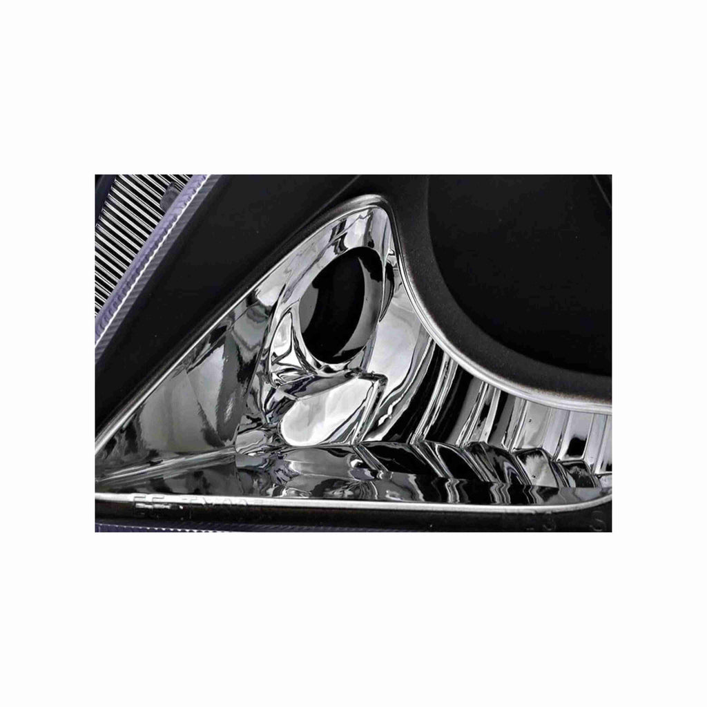 For 2005-2007 Scion tC Coupe Clear Lens Headlights Black Housing Headlamps Left+Right
