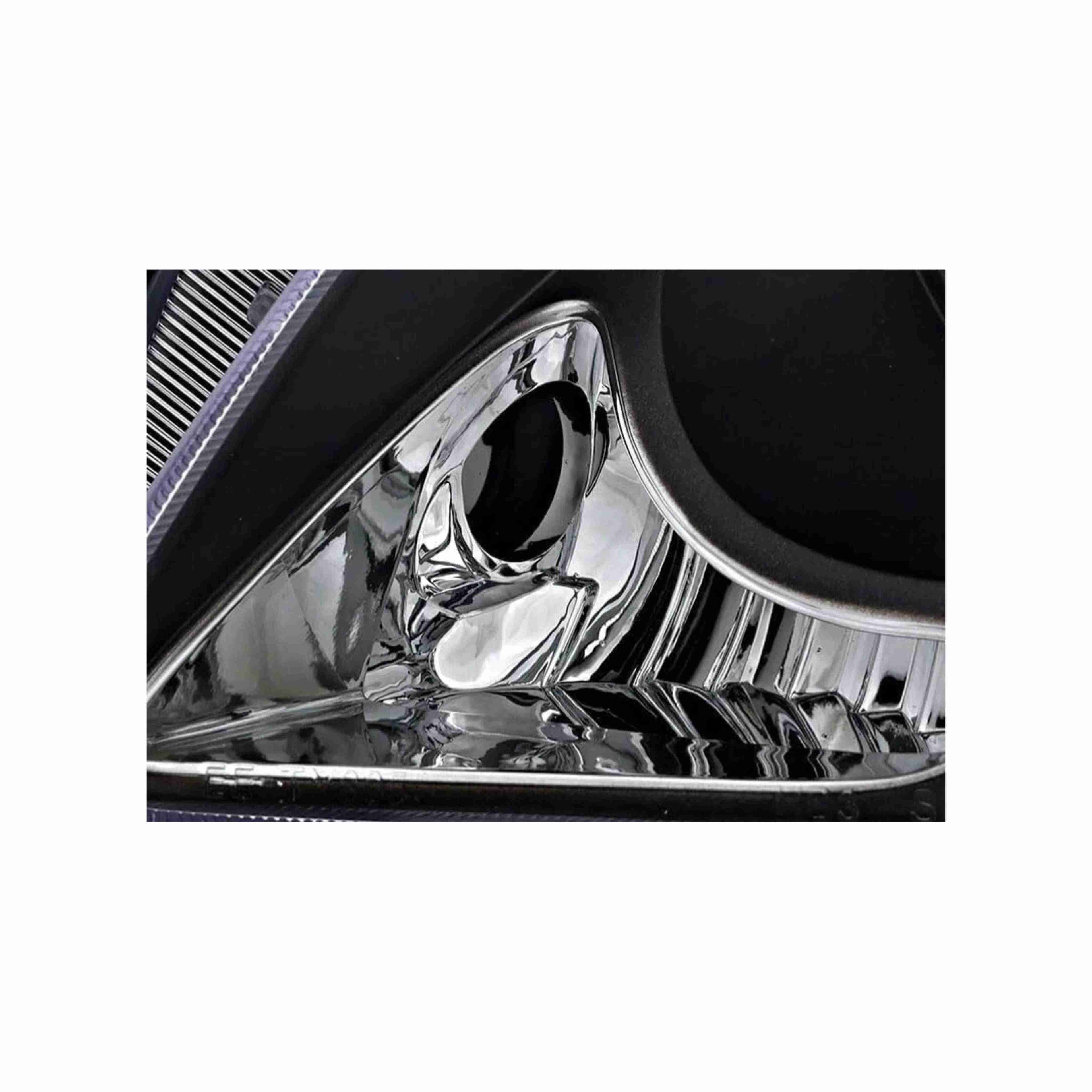 For 2005-2007 Scion tC Coupe Clear Lens Headlights Black Housing Headlamps Left+Right