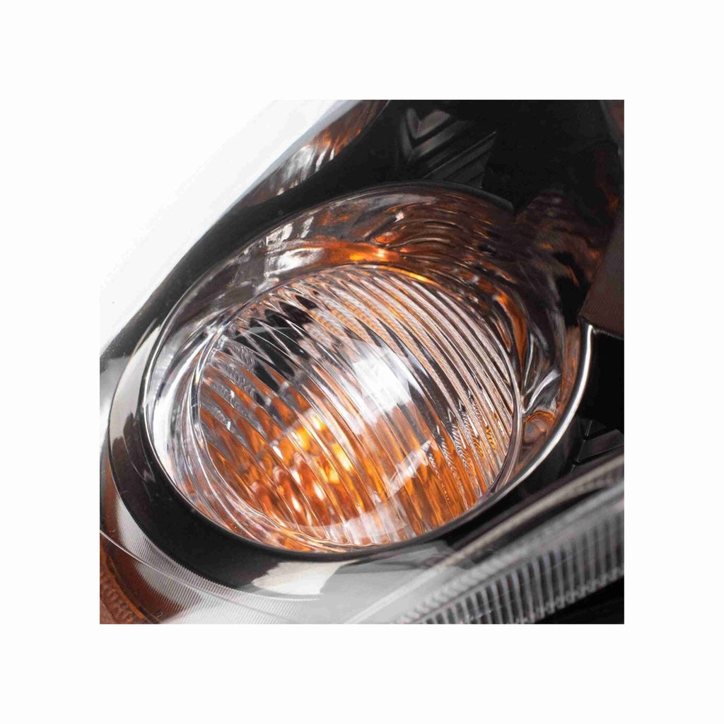 For 2009-2010 Toyota Corolla Clear Lens Headlights HeadLamps Housing Black Left+Right