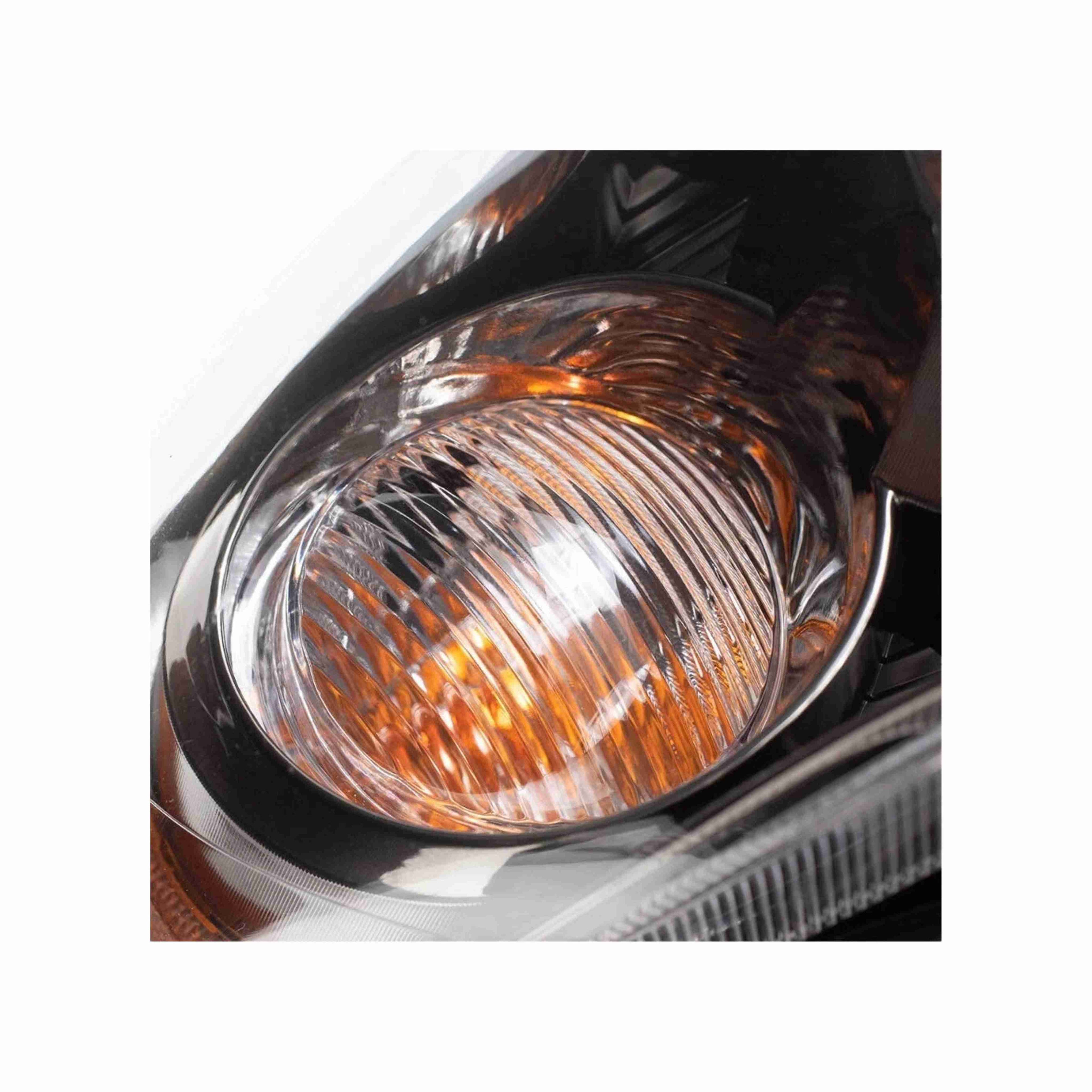 For 2009-2010 Toyota Corolla Clear Lens Headlights HeadLamps Housing Black Left+Right